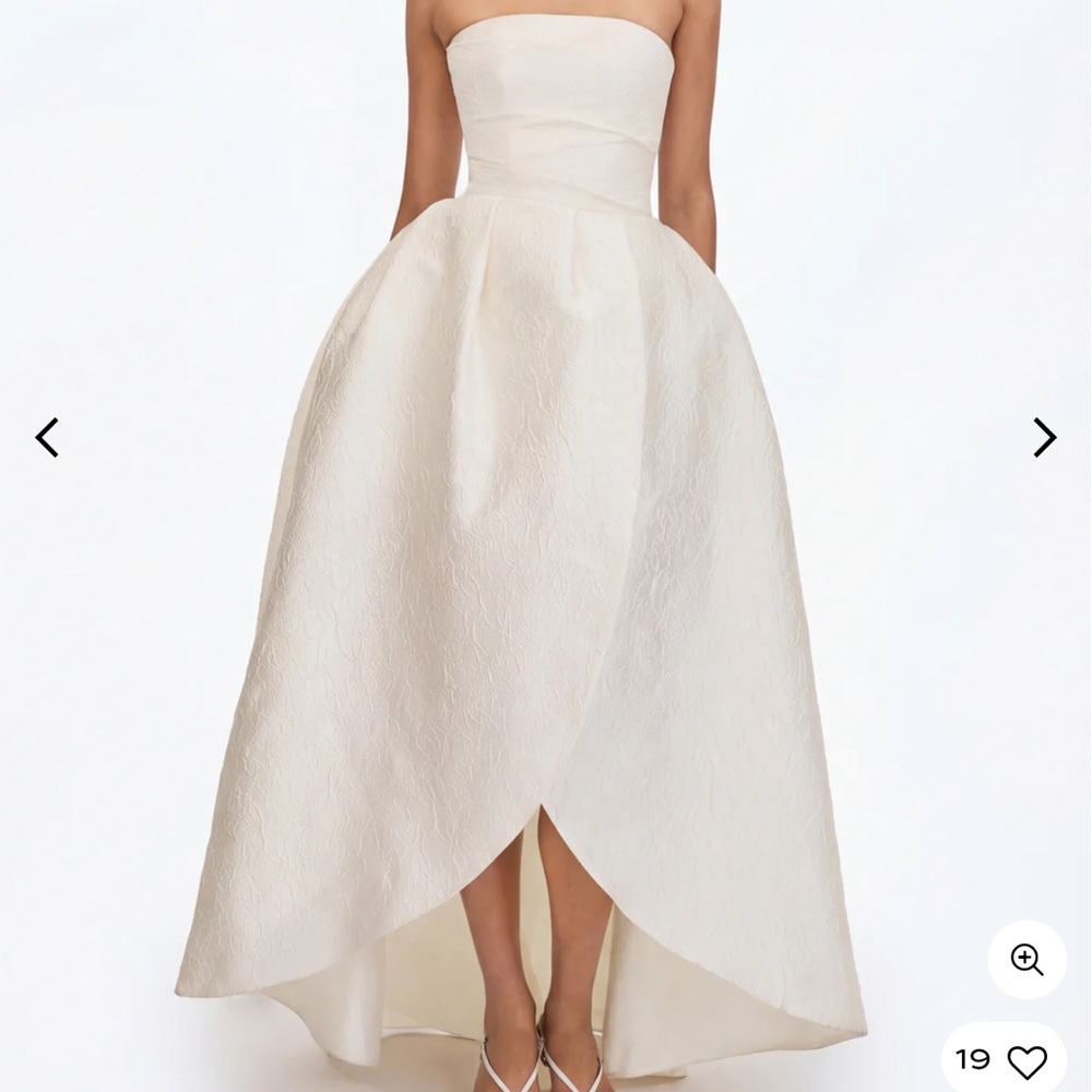 Miss circle Tomika jacquard ivory wedding gown